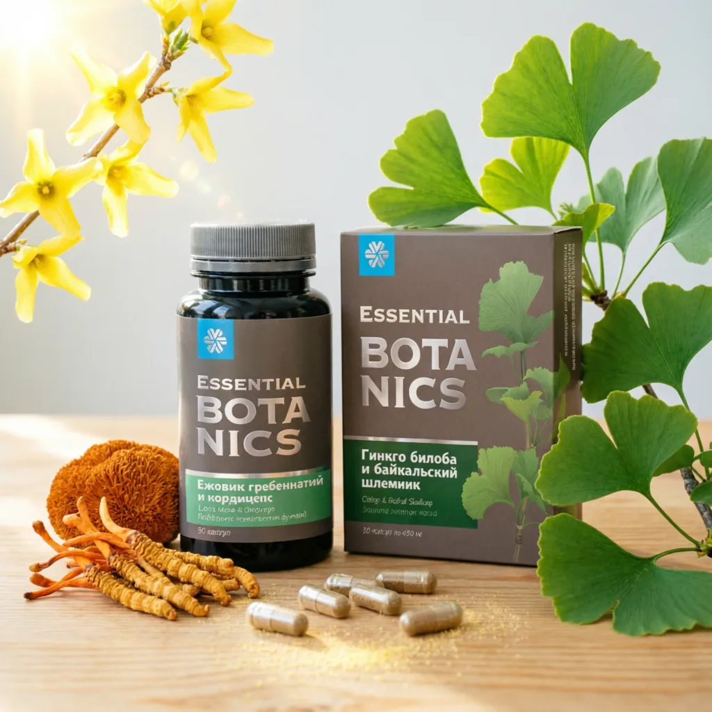 Ginko biloba i Lavlja griva i kordiseps Siberian Wellness